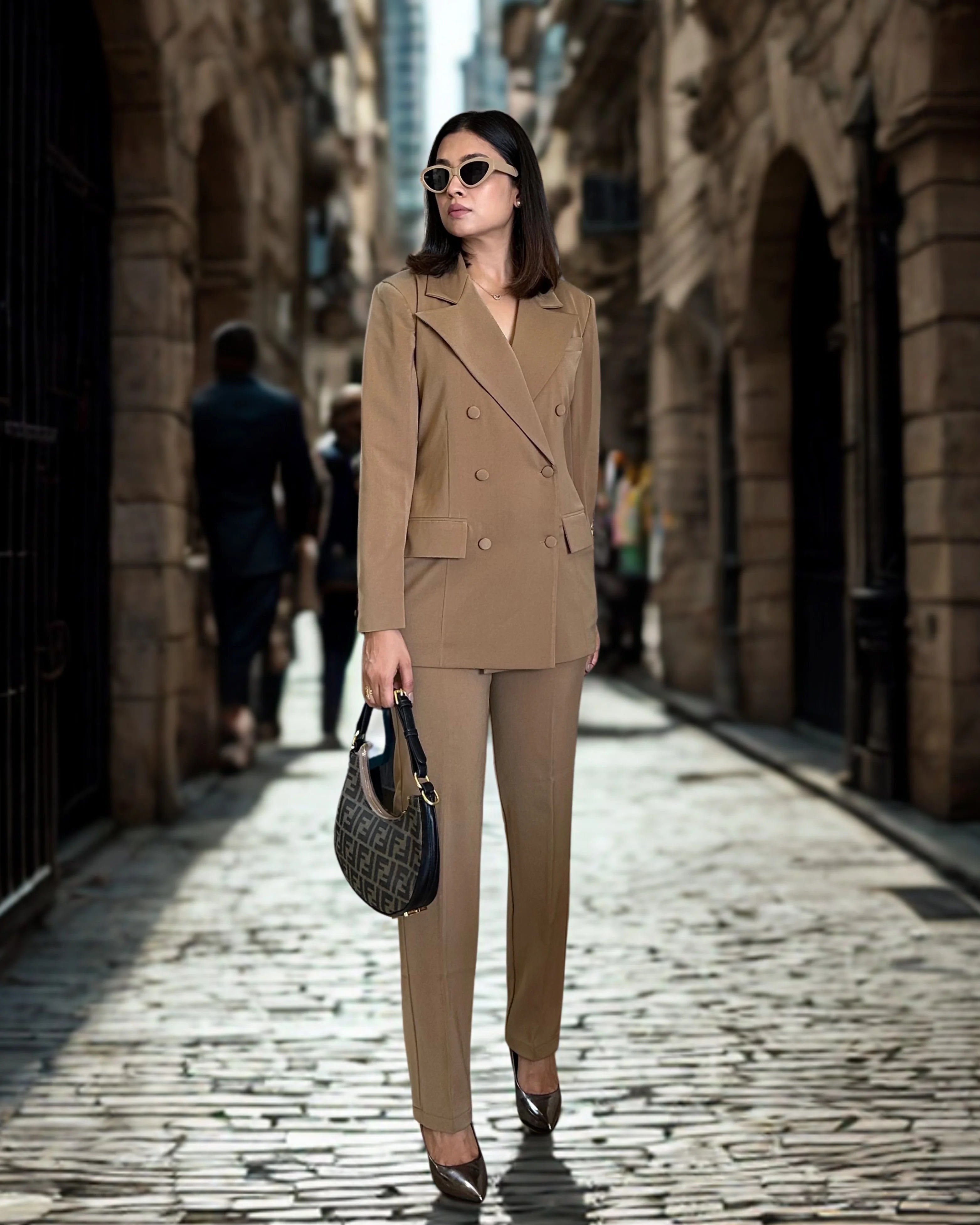 Mocha Muse Blazer 2-Piece Set Beyond Formals