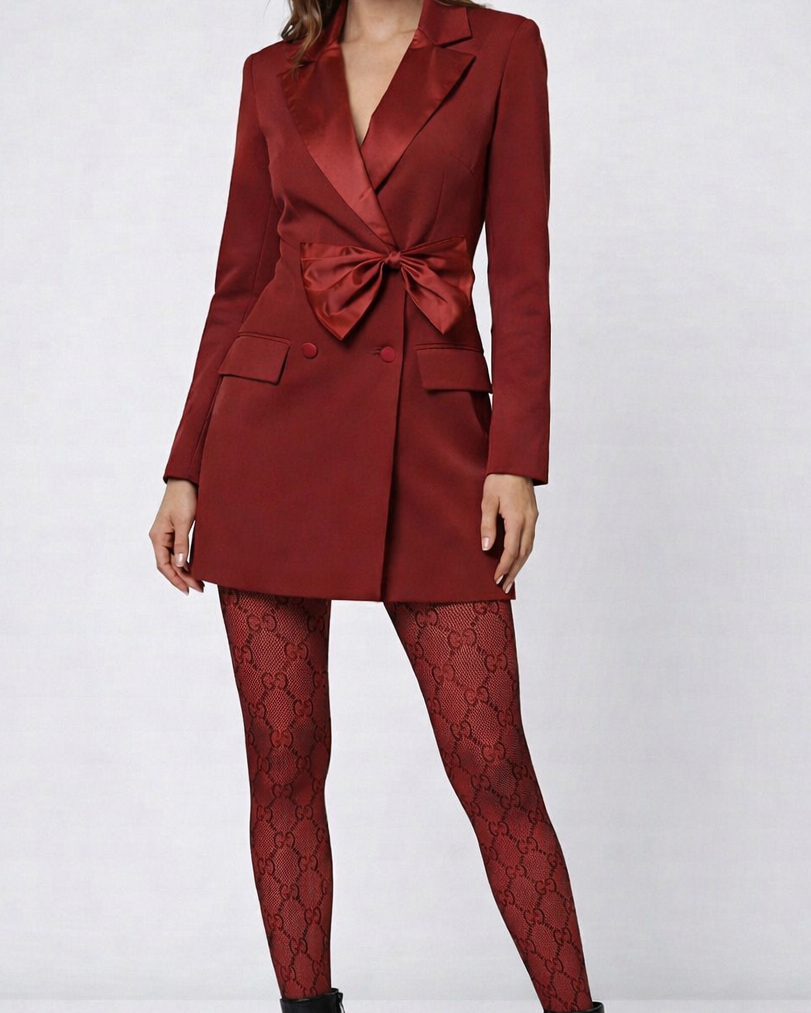 Scarlet Knot Blazer Dress Beyond Formals