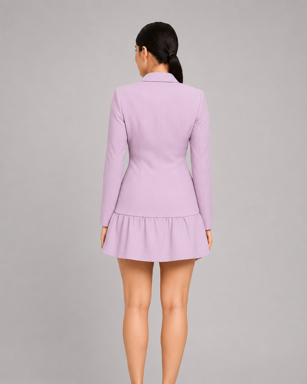 Lavender Structured Blazer Dress Beyond Formals