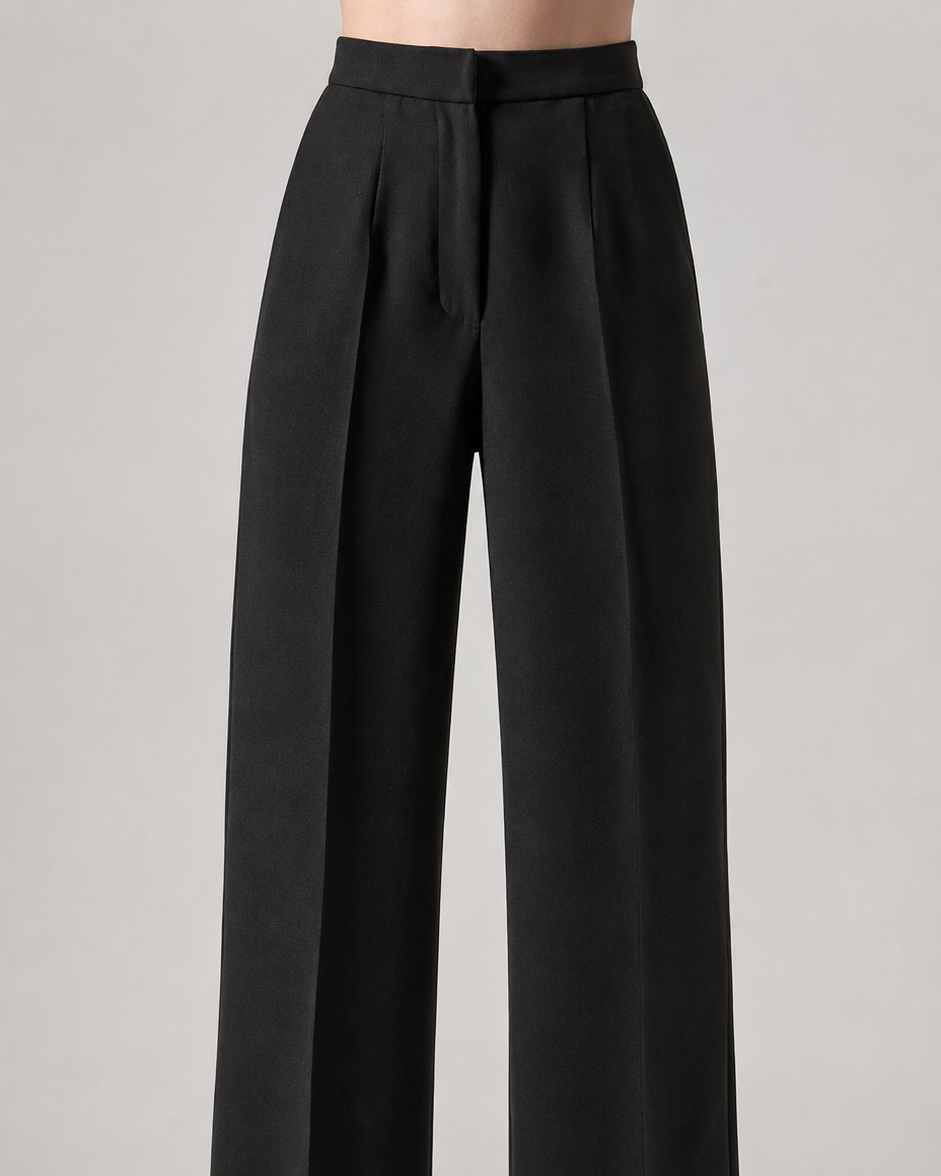 High-Waist Wide-Leg Trousers Beyond Formals
