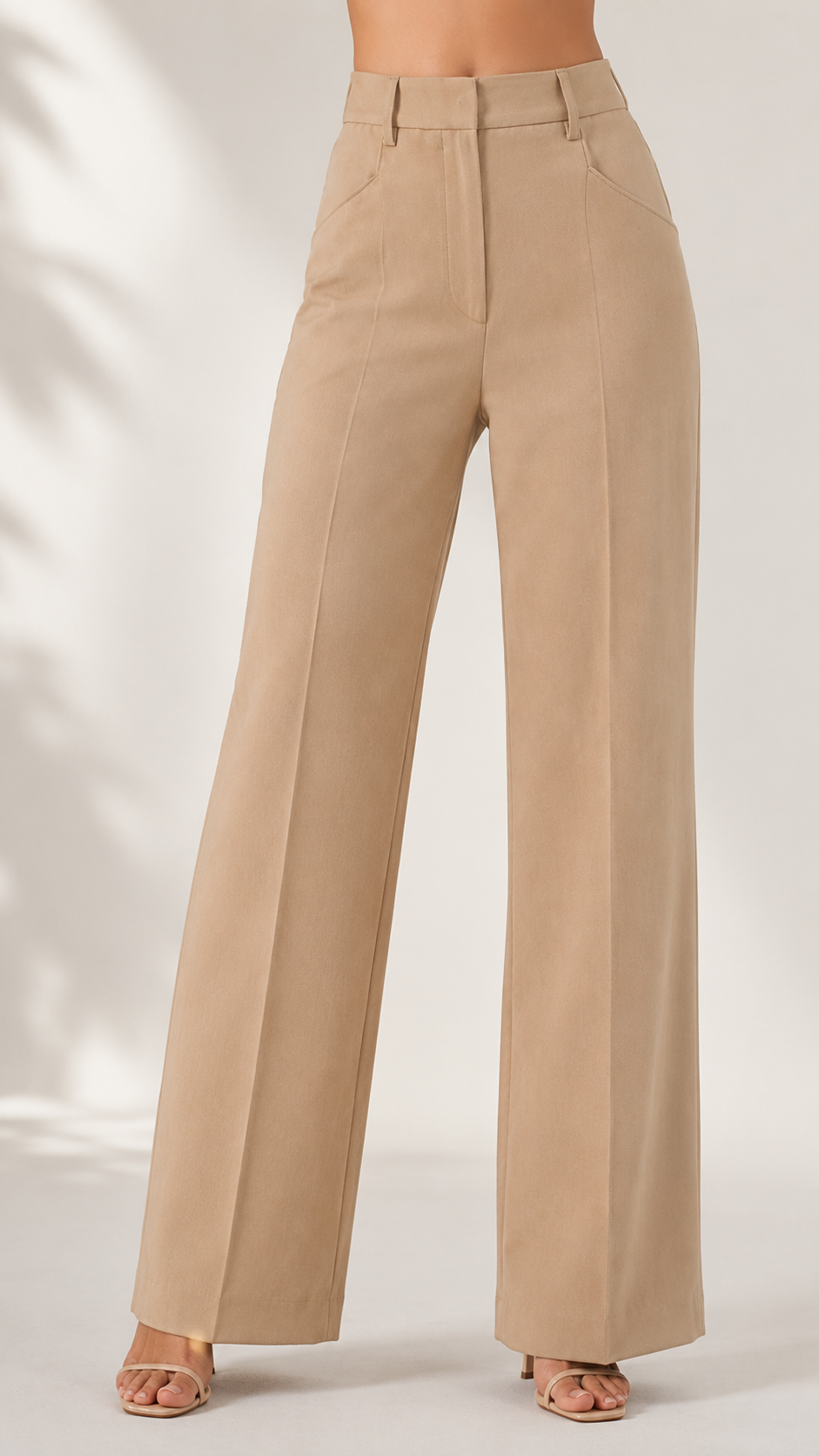 High-Waist Wide-Leg Trousers Beyond Formals