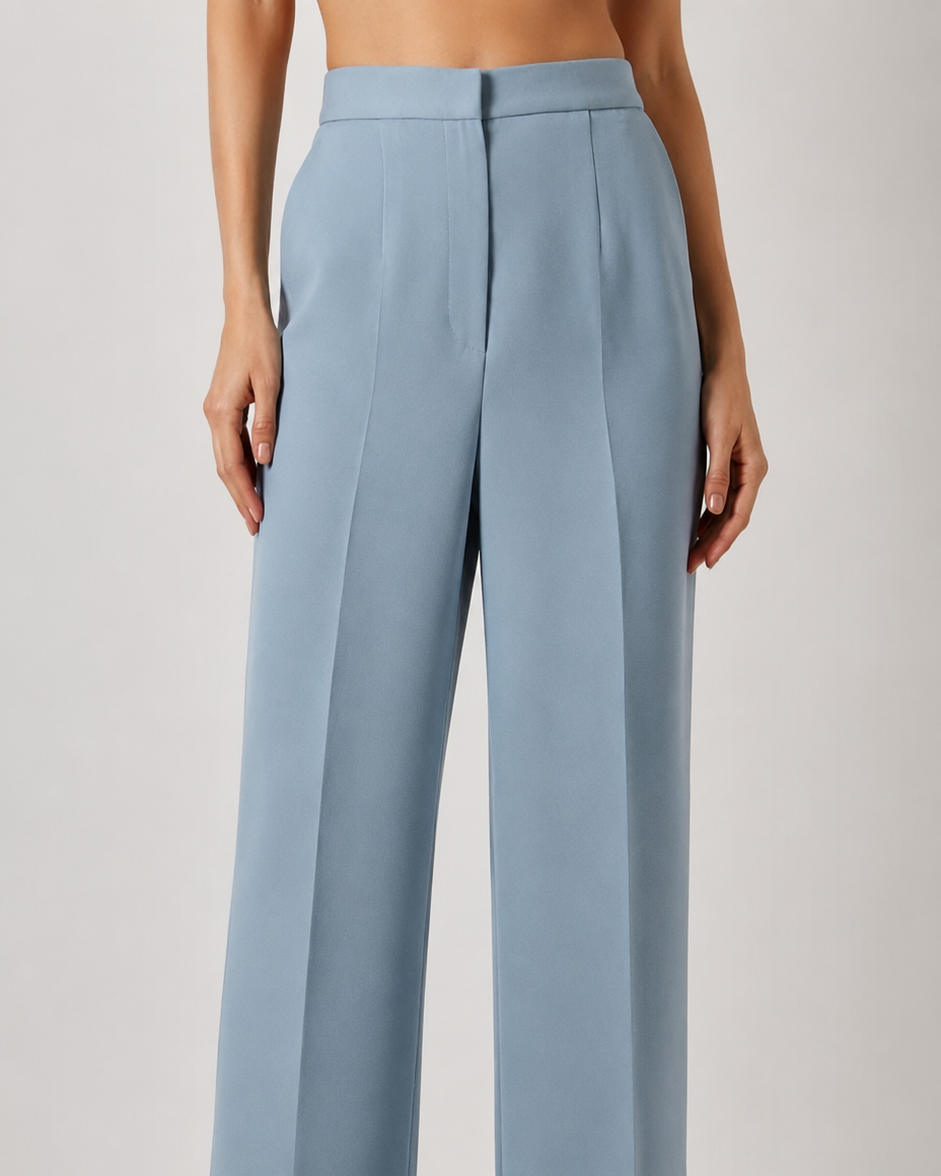 High-Waist Wide-Leg Trousers Beyond Formals