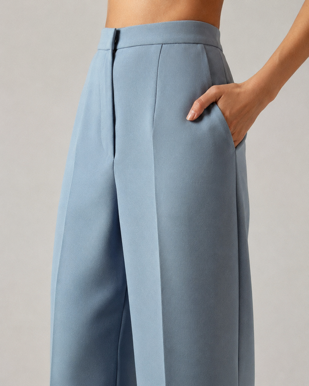 High-Waist Wide-Leg Trousers Beyond Formals