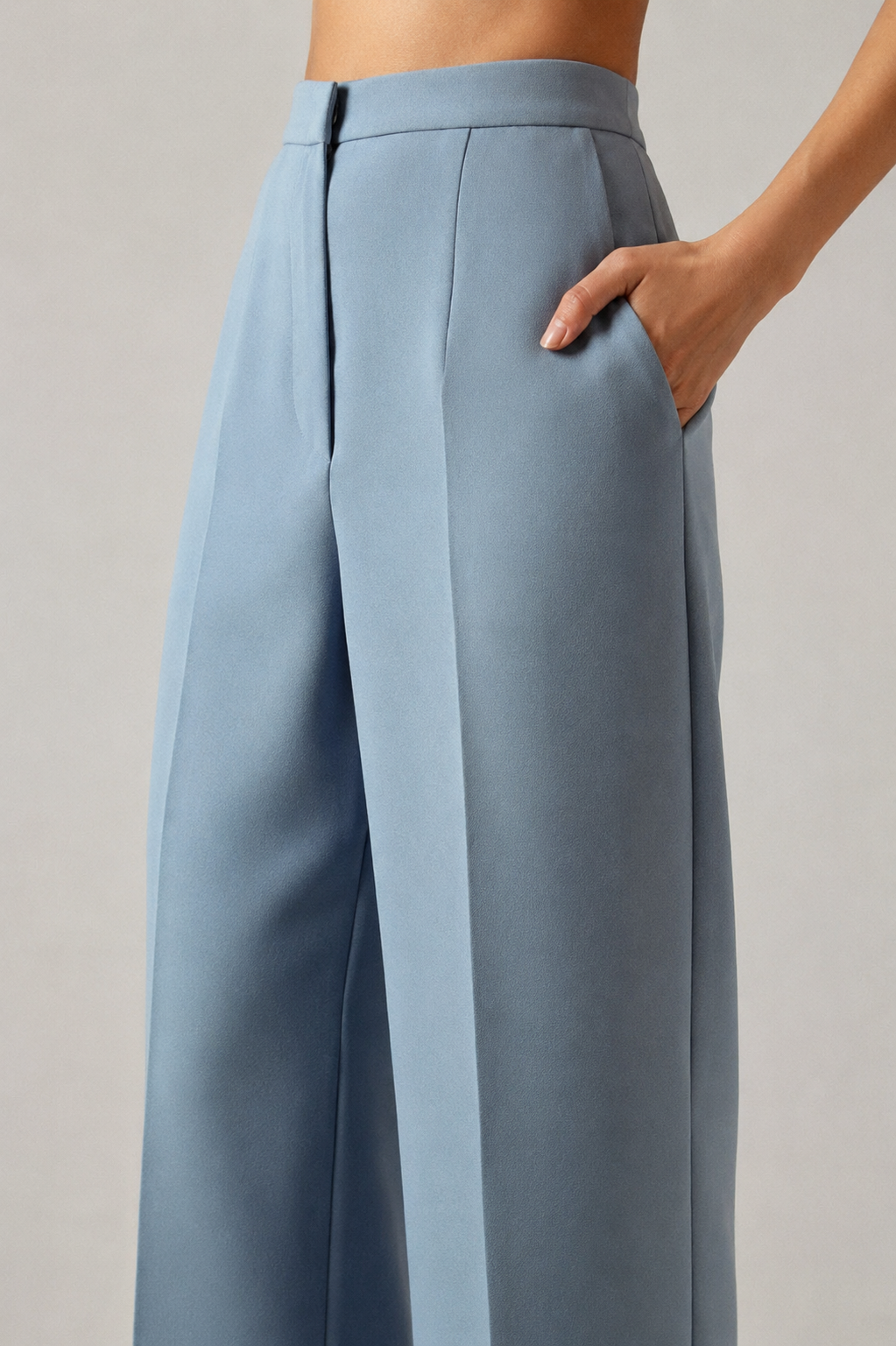 High-Waist Wide-Leg Trousers Beyond Formals