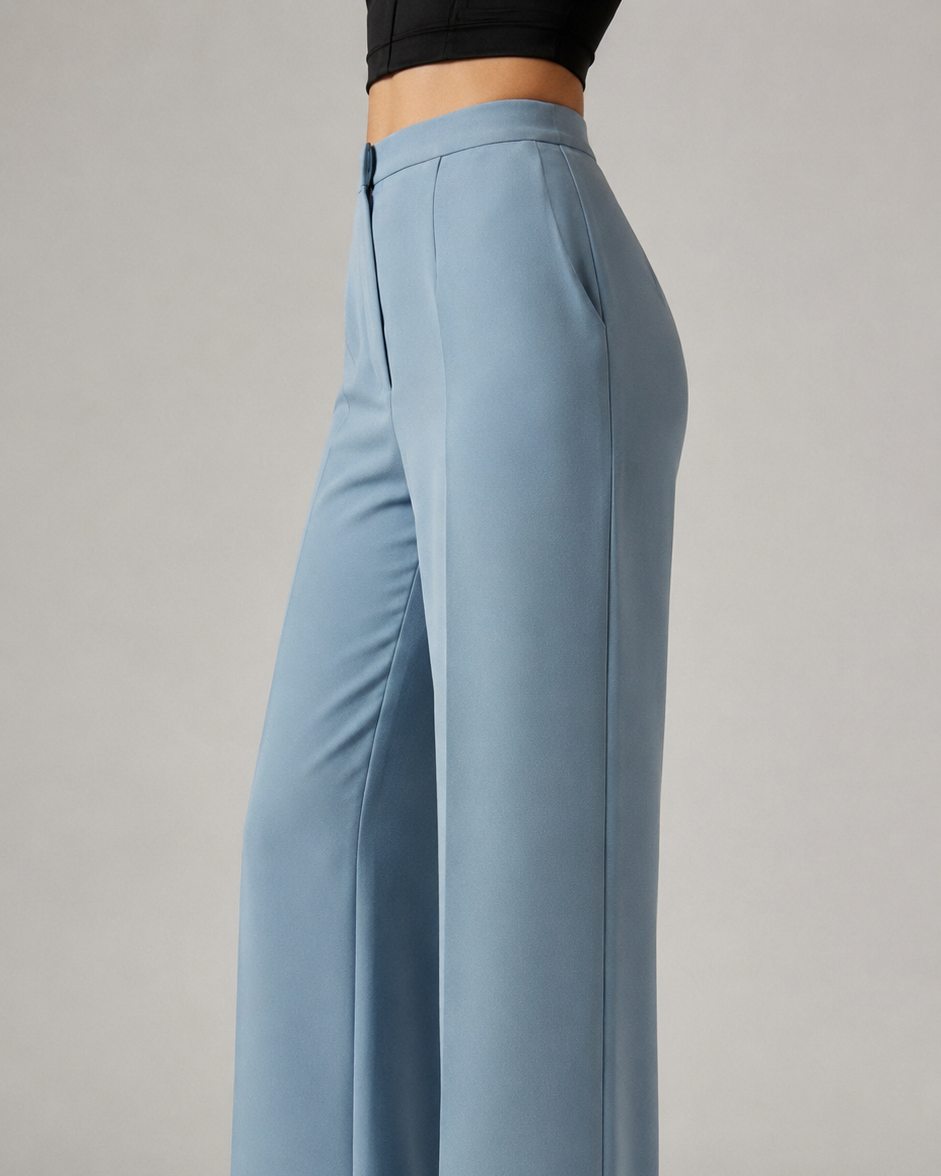High-Waist Wide-Leg Trousers Beyond Formals