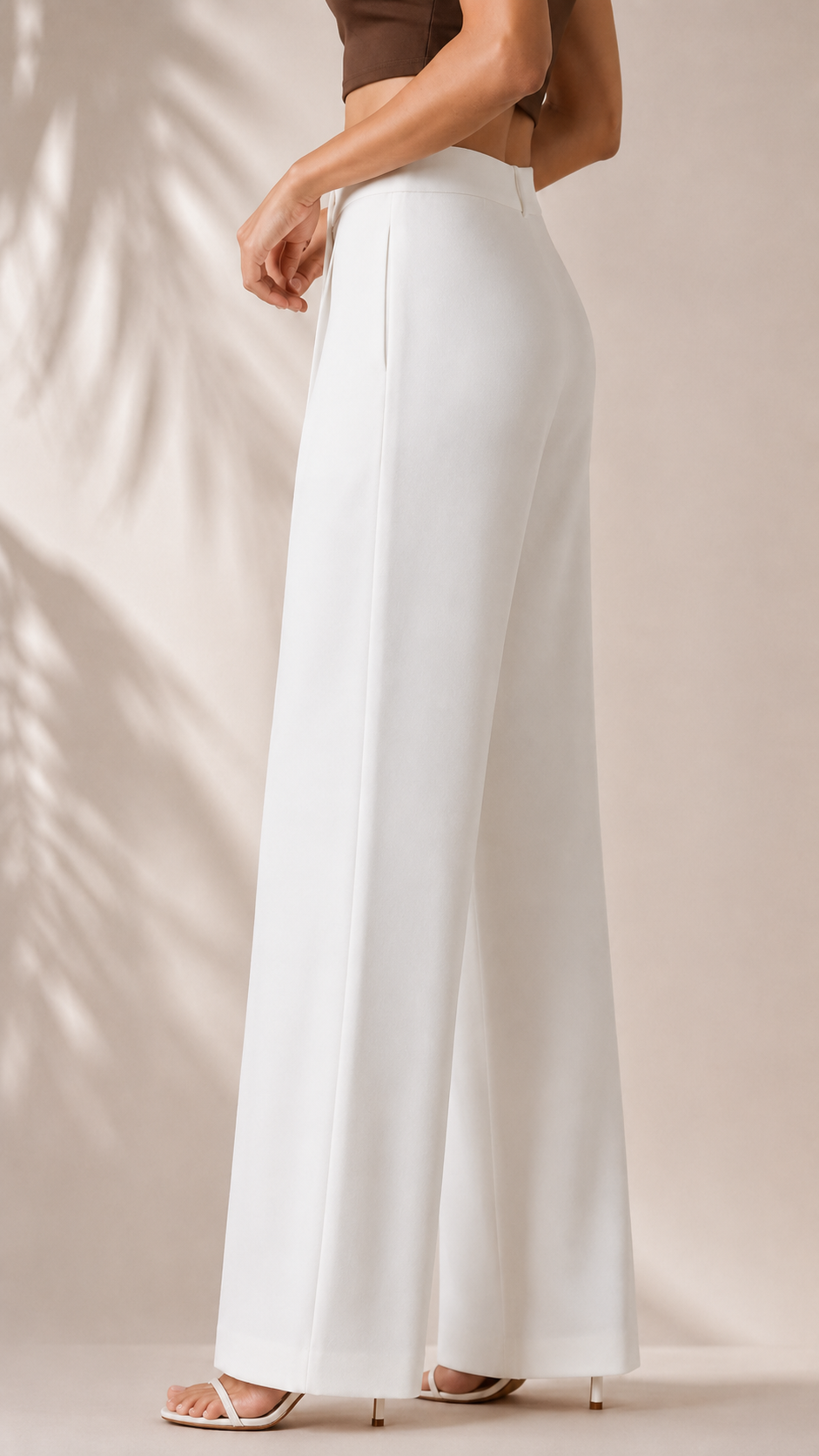 High-Waist Wide-Leg Trousers Beyond Formals