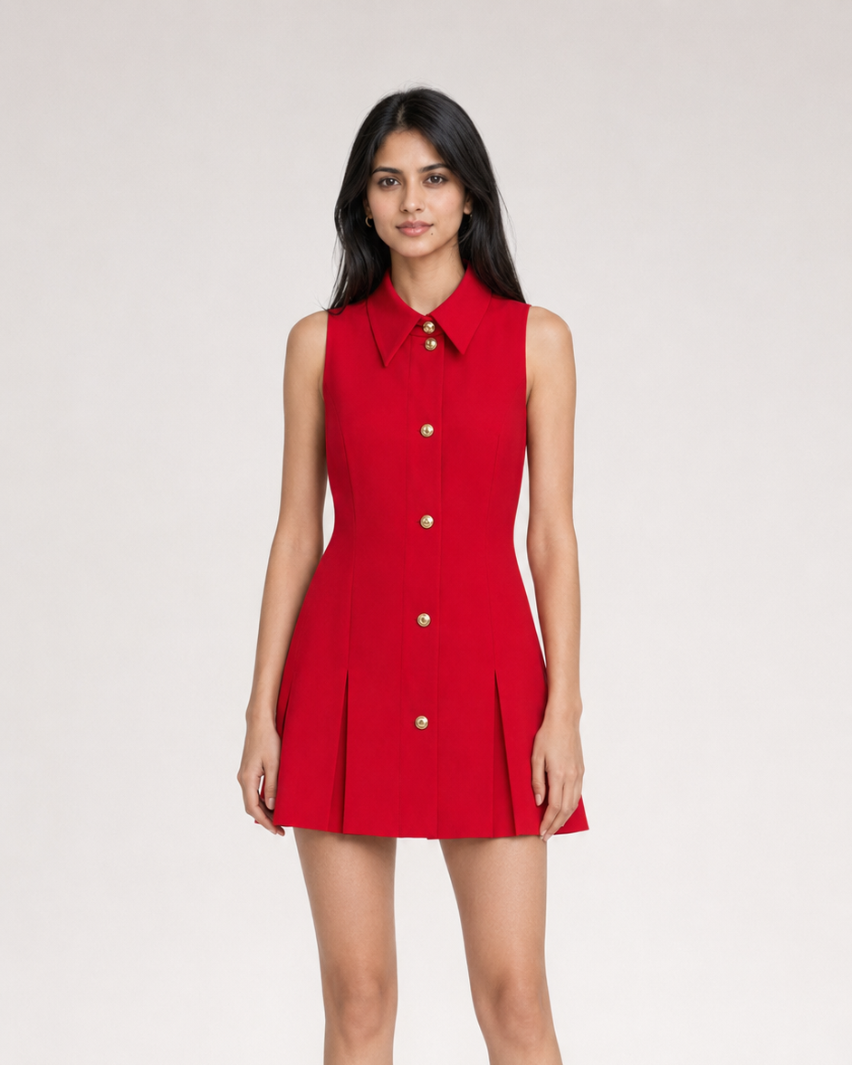 Red Formal Wrap Dress Beyond Formals