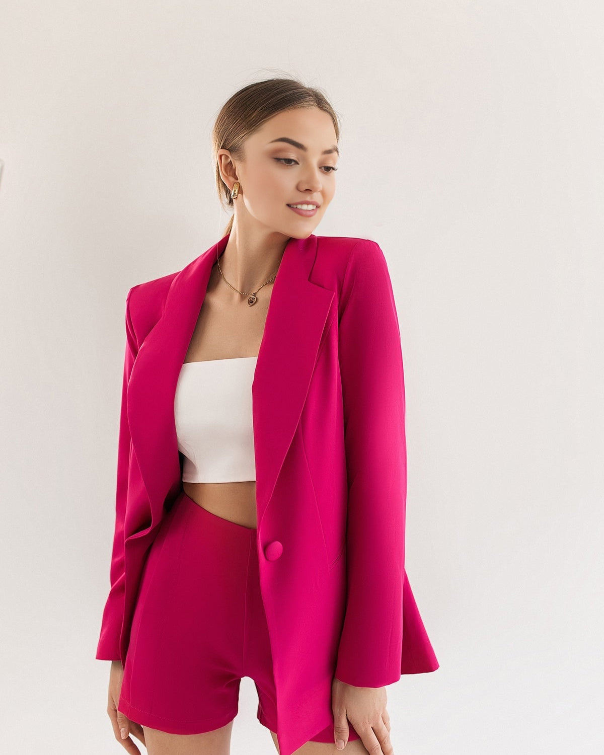 Pink coord set for women