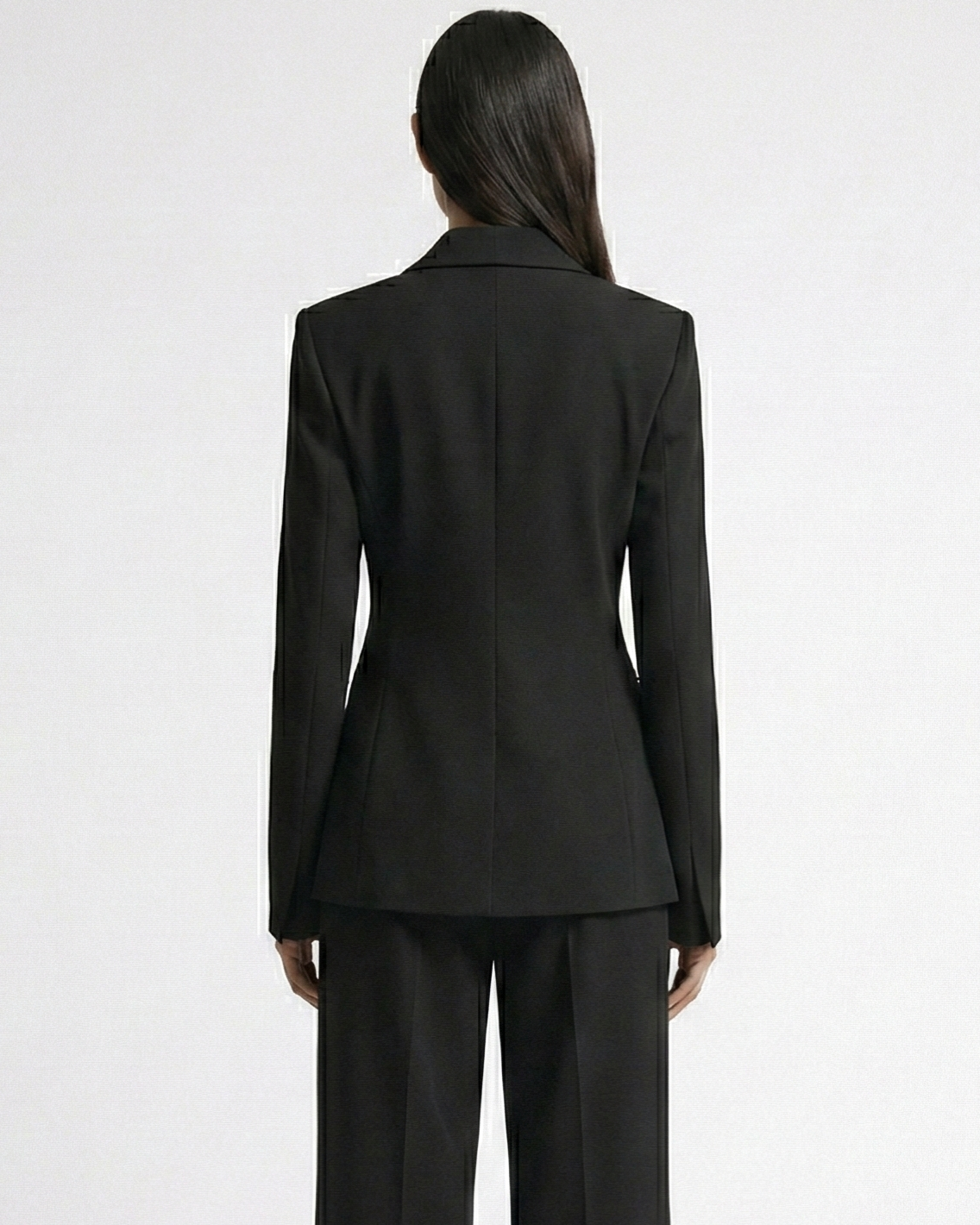 Midnight Elegance Black Power Suit Set Beyond Formals