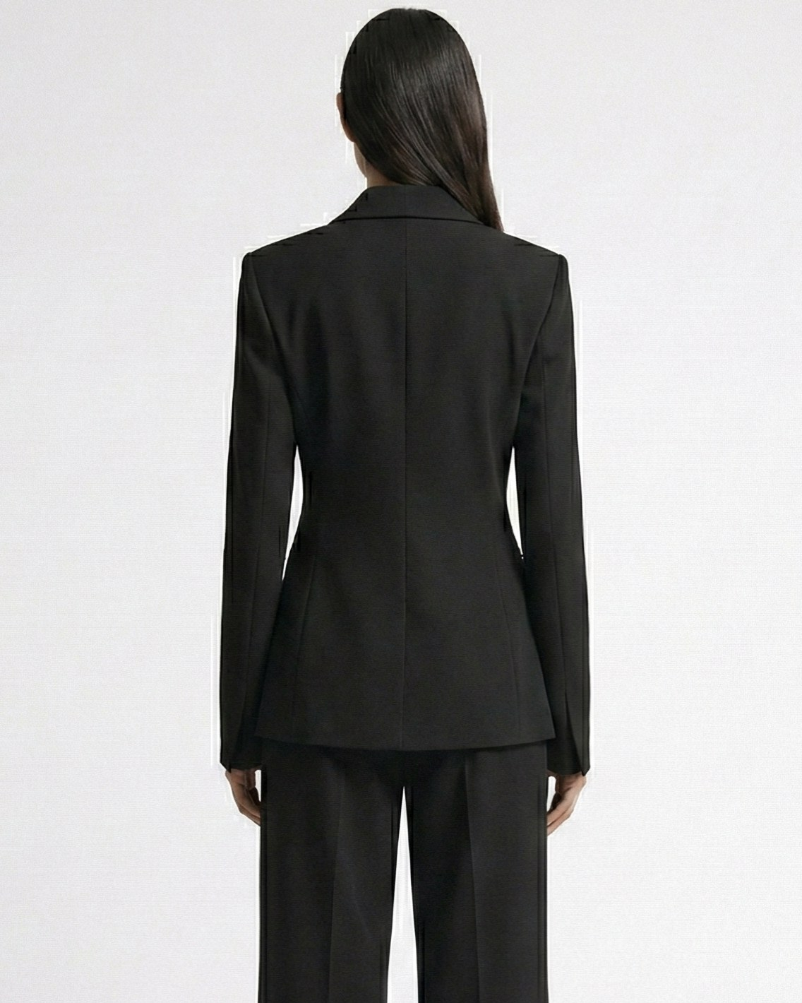 Midnight Elegance Black Power Suit Set Beyond Formals
