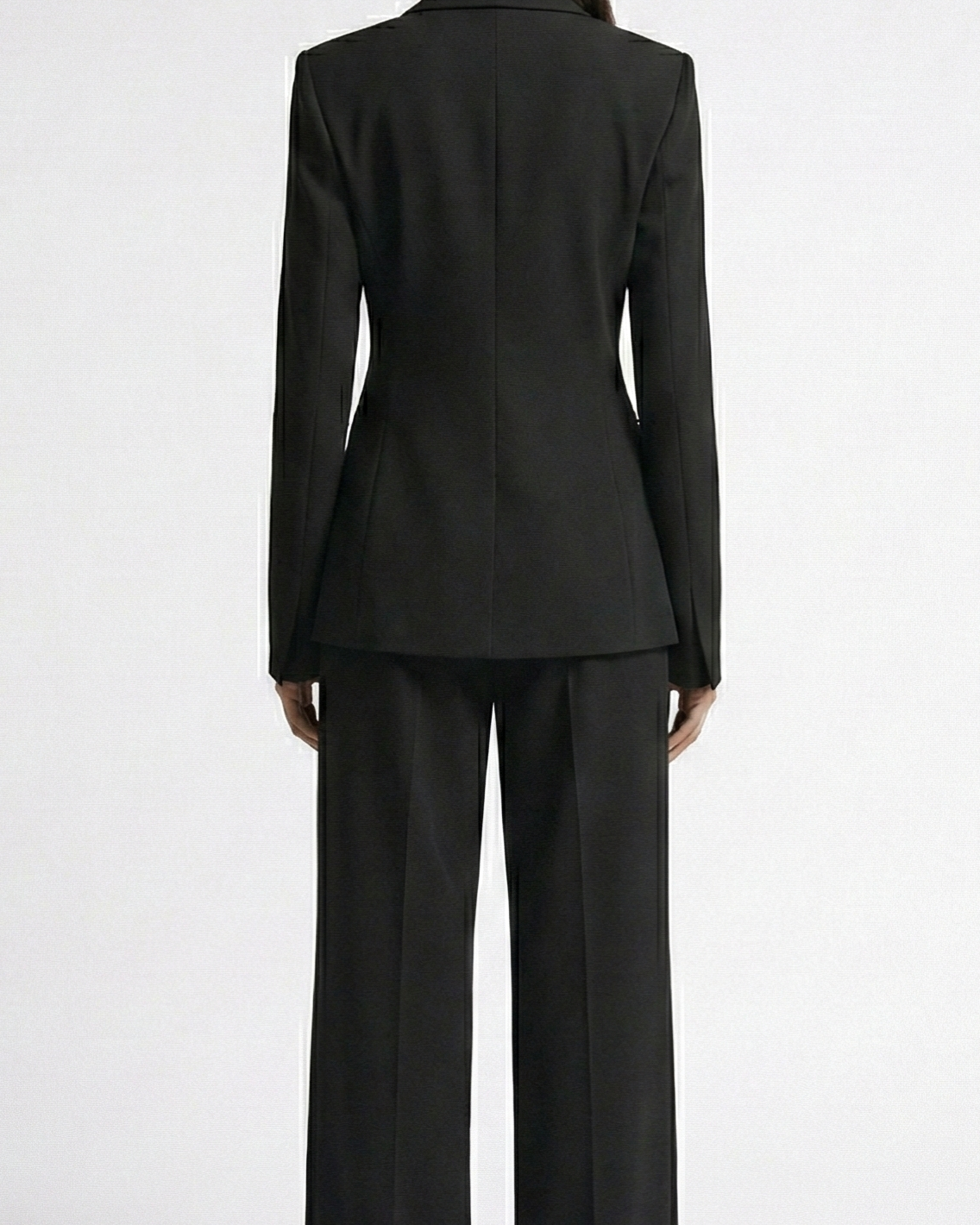 Midnight Elegance Black Power Suit Set Beyond Formals