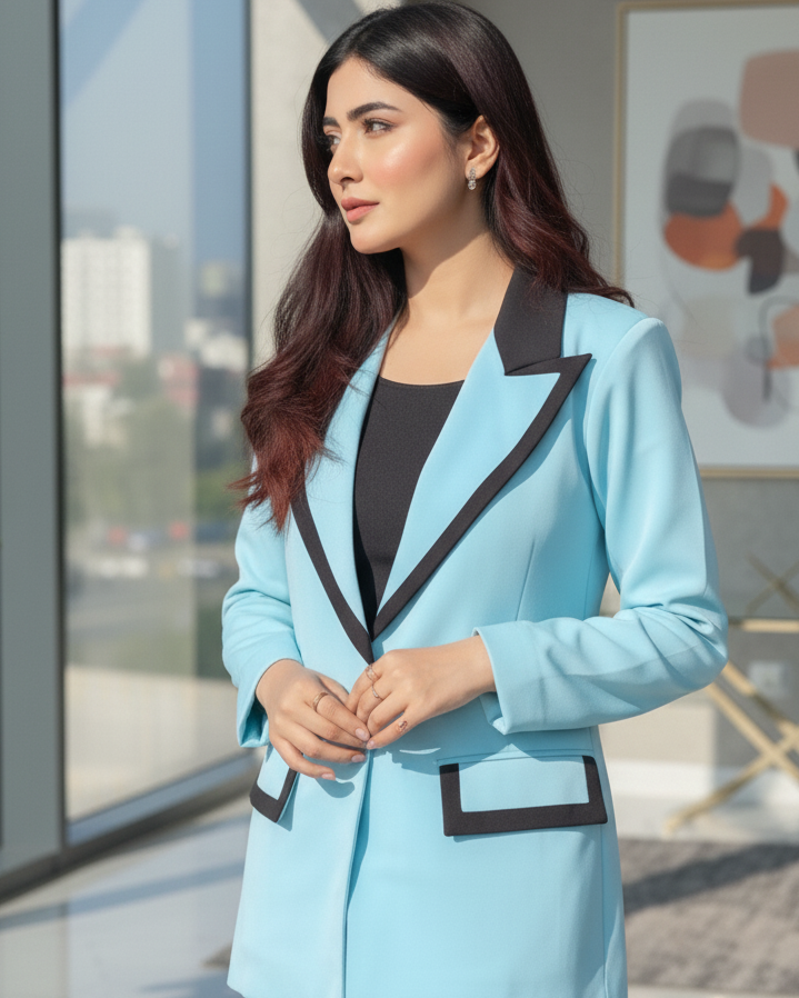 Celeste Turquoise Luxe Suit Set Beyond Formals