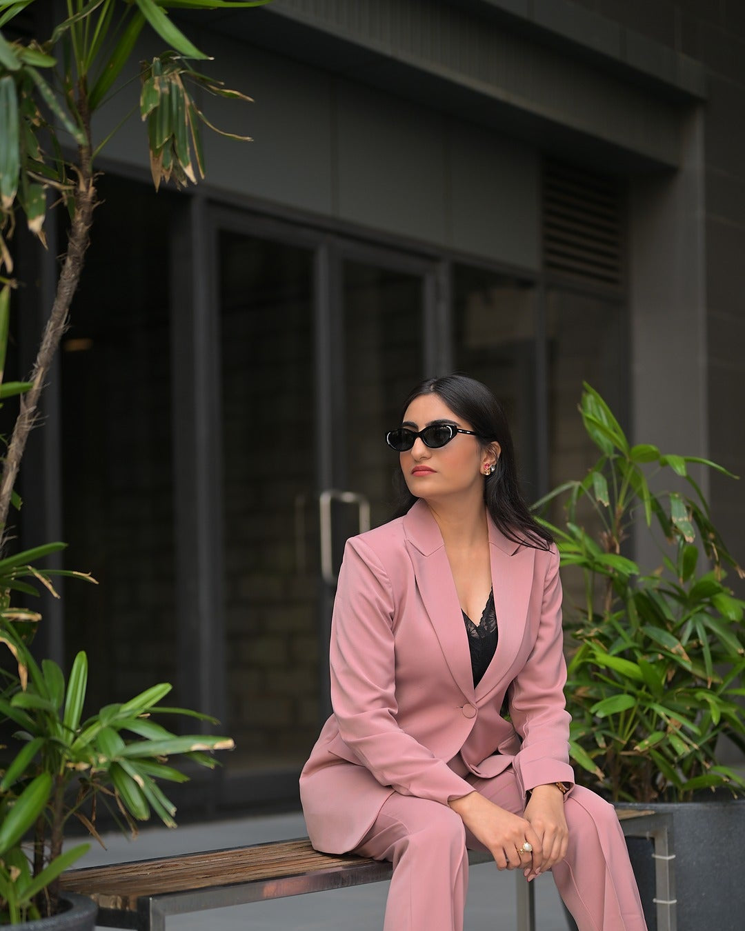 Blush Muse Power Suit Set Beyond Formals