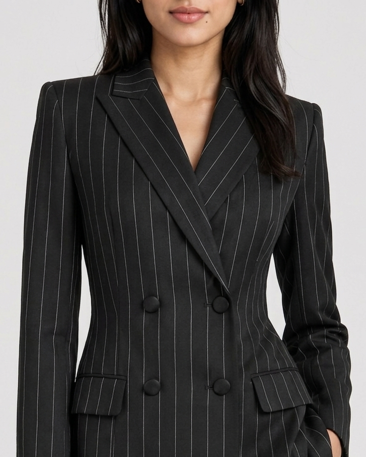 Midnight Elegance Black Power Suit Set (Copy) Beyond Formals