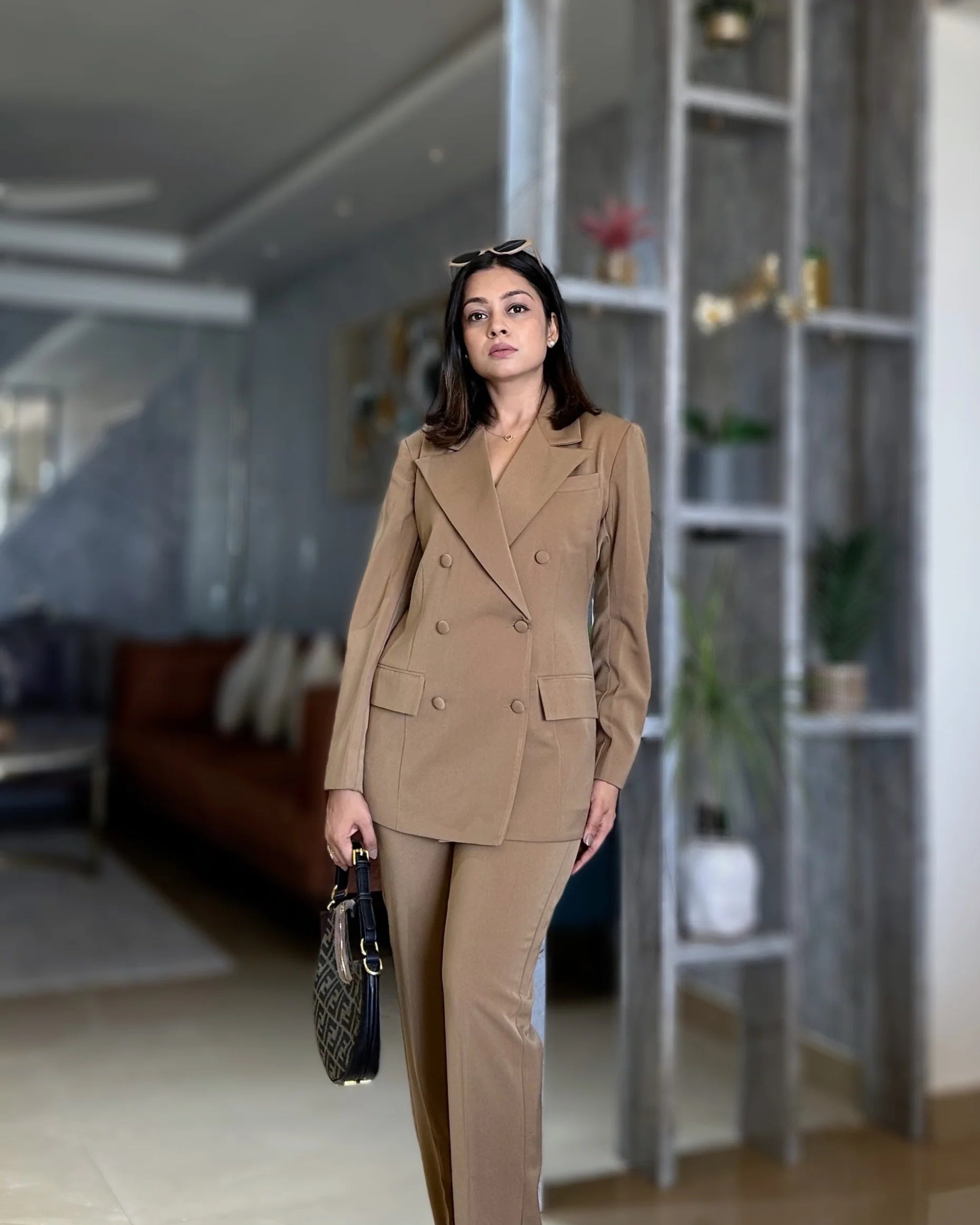 Mocha Muse Blazer 2-Piece Set Beyond Formals