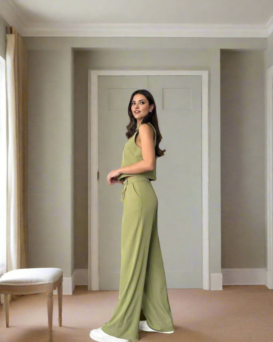 olive coordsets for women