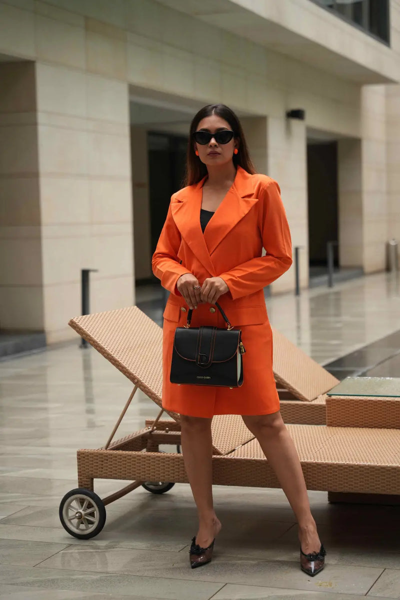 orange blazer dress Orange Blazer Dress – Beyond Formals