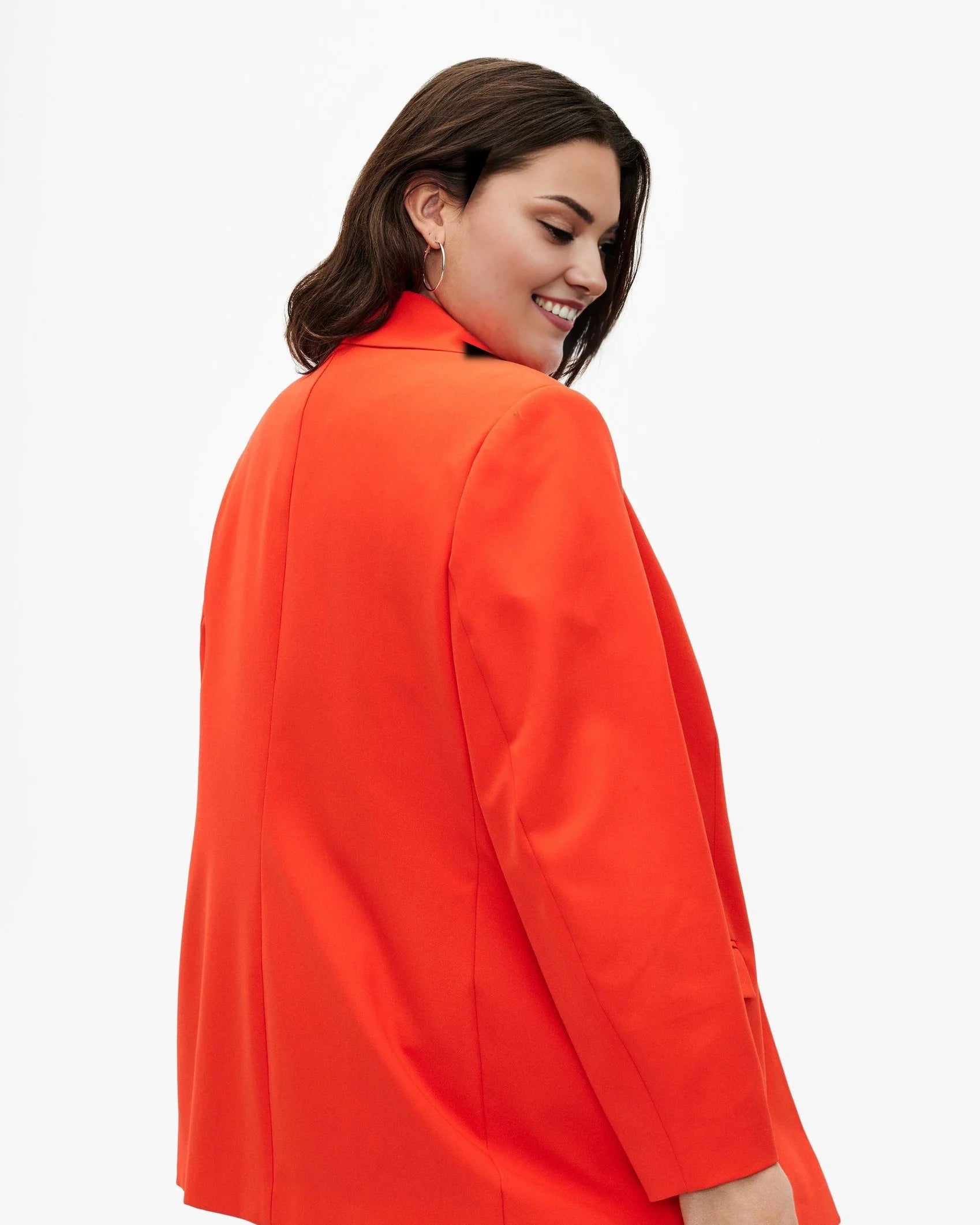 Tangerine Orange Edge Blazer - Beyond Formals