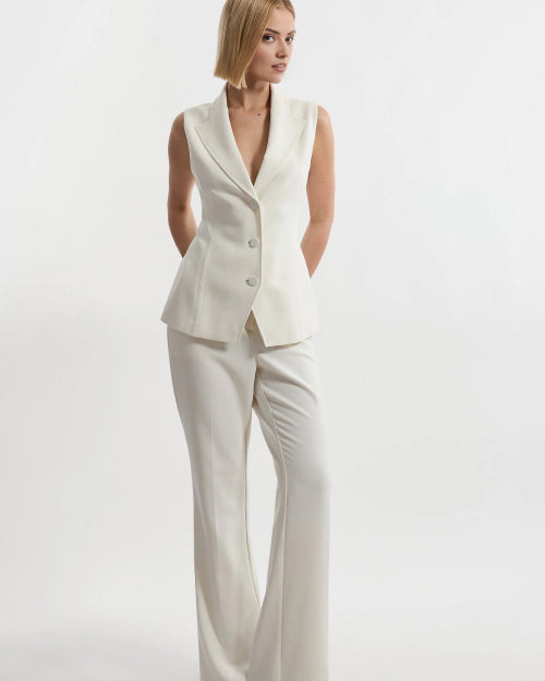 white coord set for women