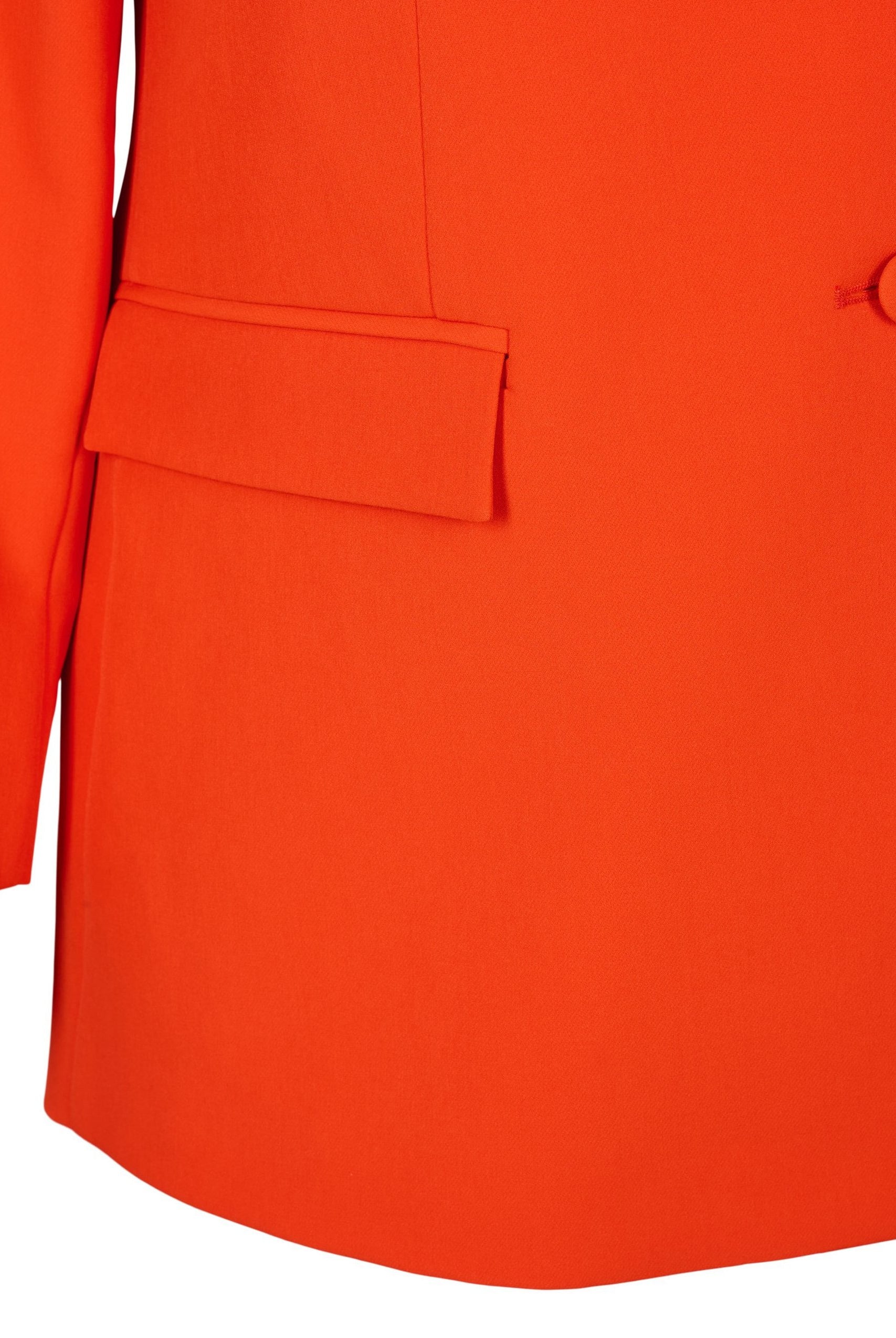 Tangerine Orange Edge Blazer - Beyond Formals