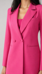 Rosey Pink Royale Blazer Suit Set Beyond Formals