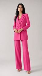 Rosey Pink Royale Blazer Suit Set Beyond Formals