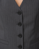 Pinstripe V-neck Single-Breasted Waistcoat Beyond Formals