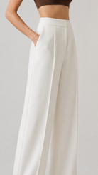 High-Waist Wide-Leg Trousers Beyond Formals