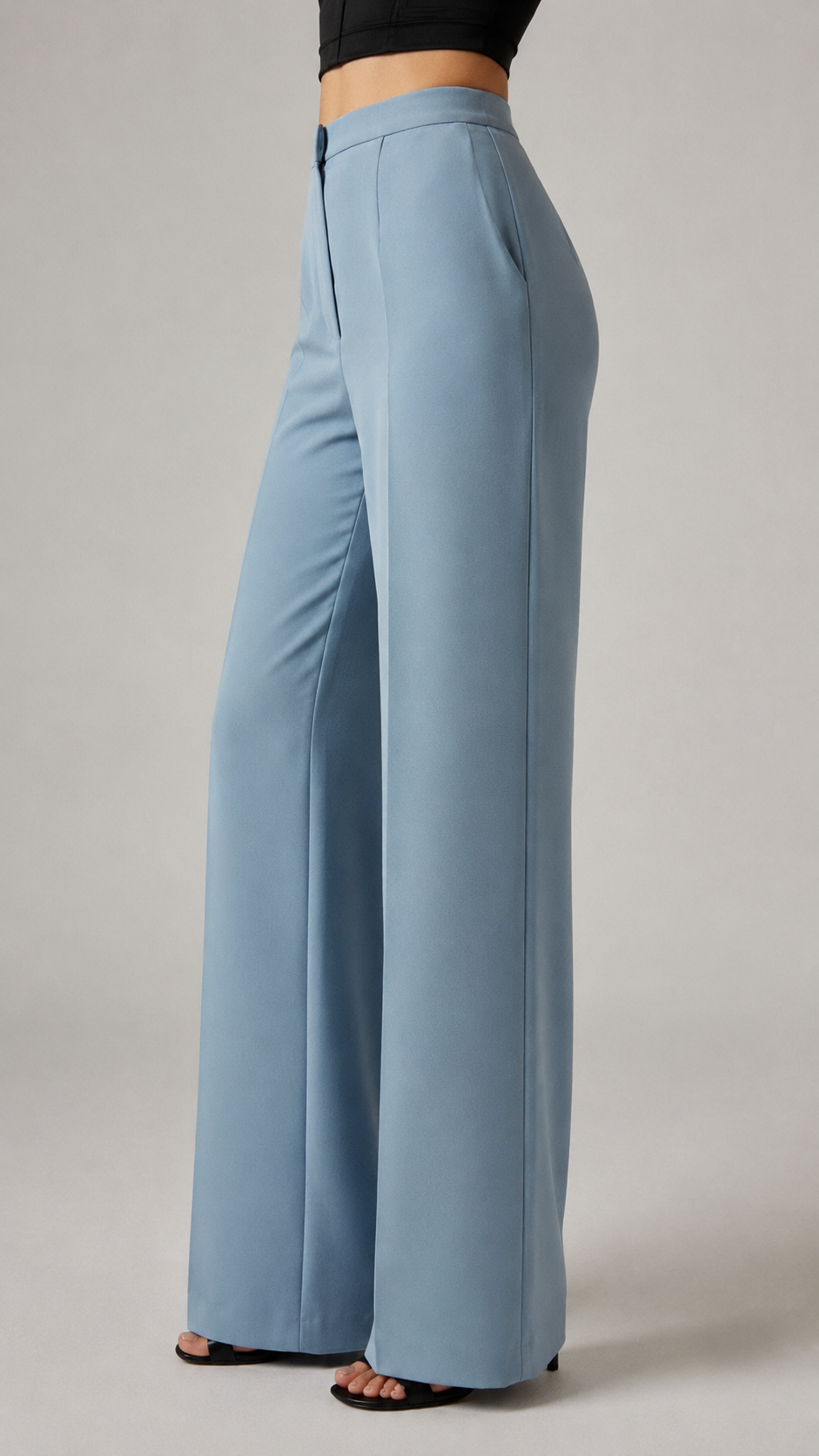 High-Waist Wide-Leg Trousers Beyond Formals