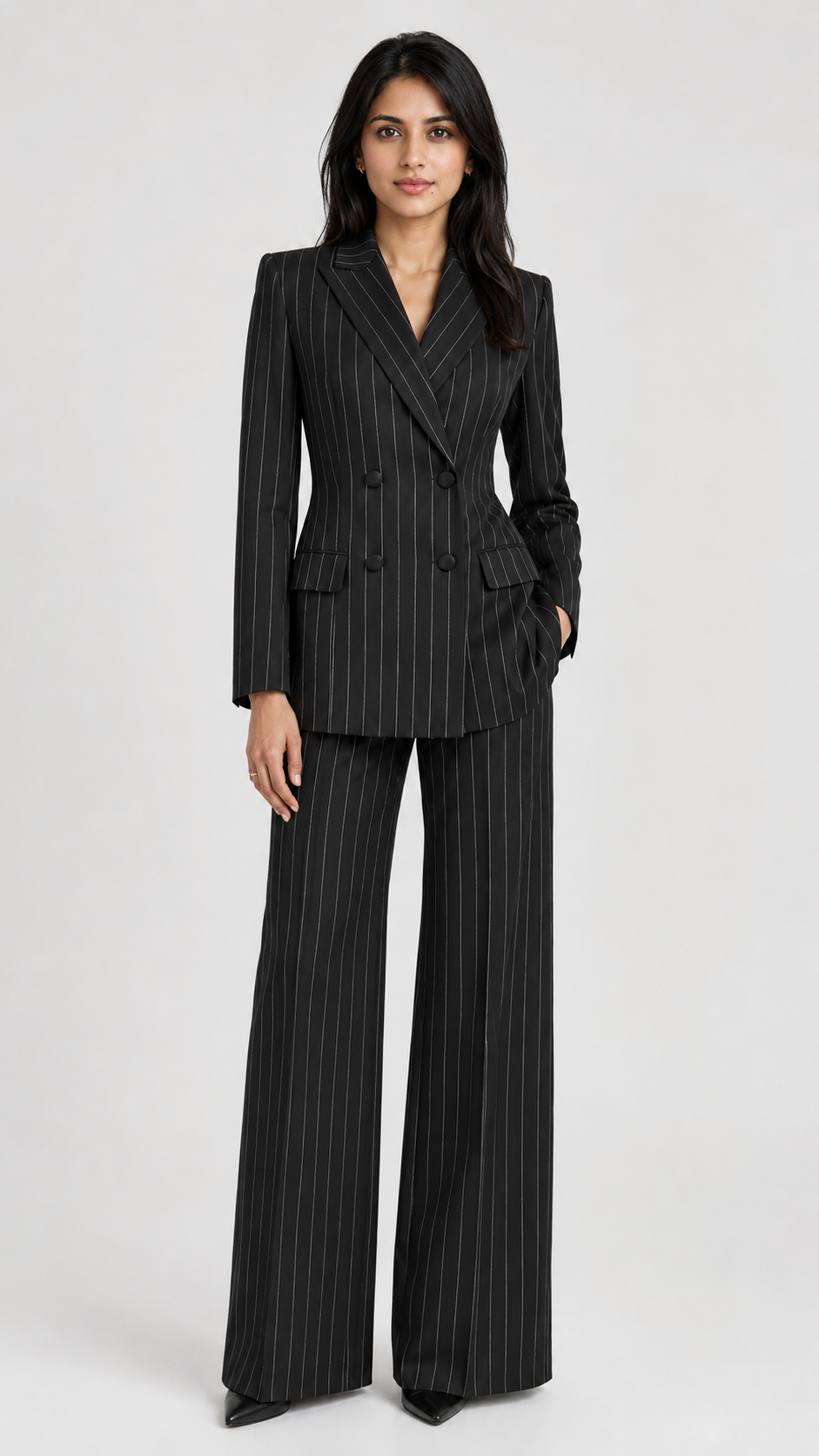Midnight Elegance Black Power Suit Set (Copy) Beyond Formals