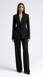 Midnight Elegance Black Power Suit Set Beyond Formals