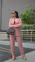 Blush Muse Power Suit Set Beyond Formals