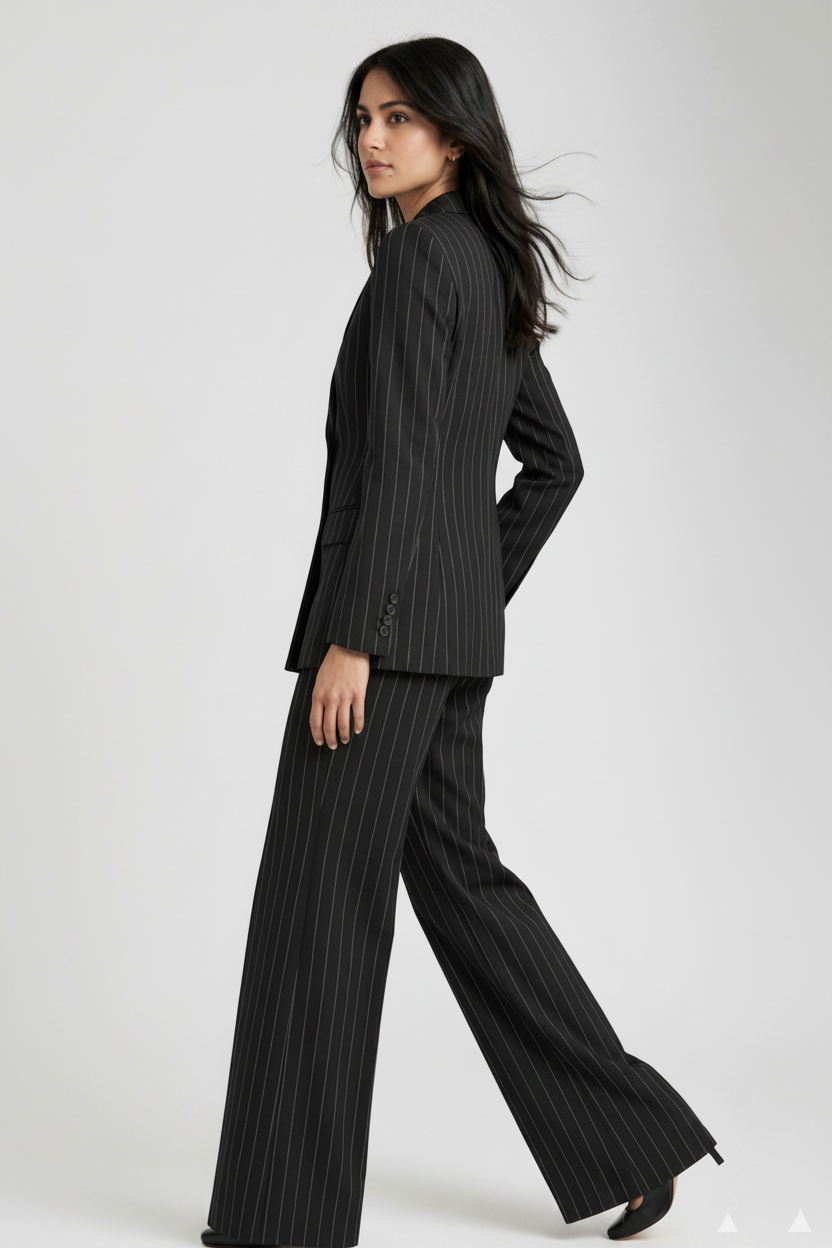 Midnight Elegance Black Power Suit Set (Copy) Beyond Formals
