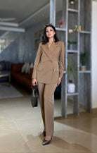Mocha Muse Blazer 2-Piece Set - Beyond Formals