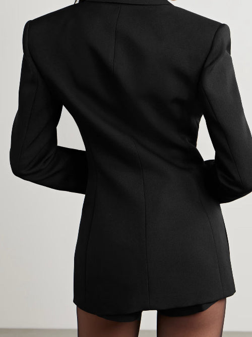 black blazer short set for women