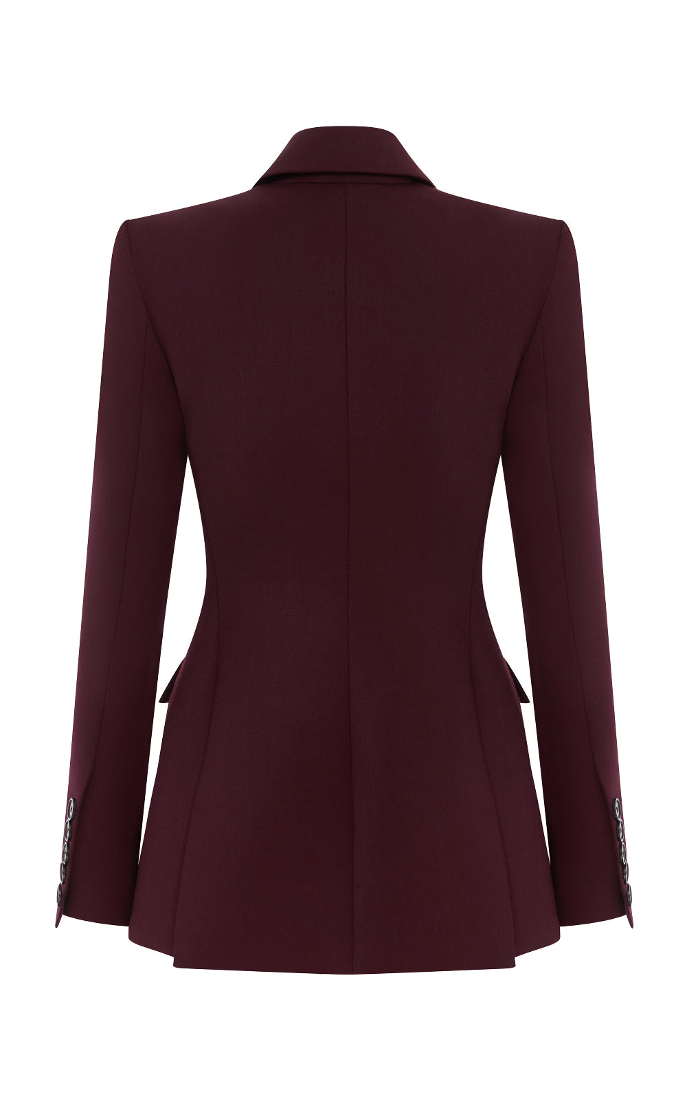 Burgundy tailored blazer for all kind of events.