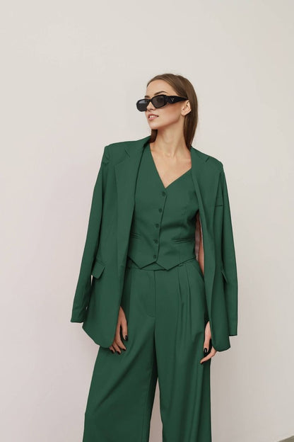 Emerald Grace Power Suit Set