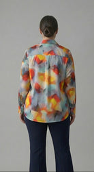 Multicolor Abstract Print Shirt Beyond Formals